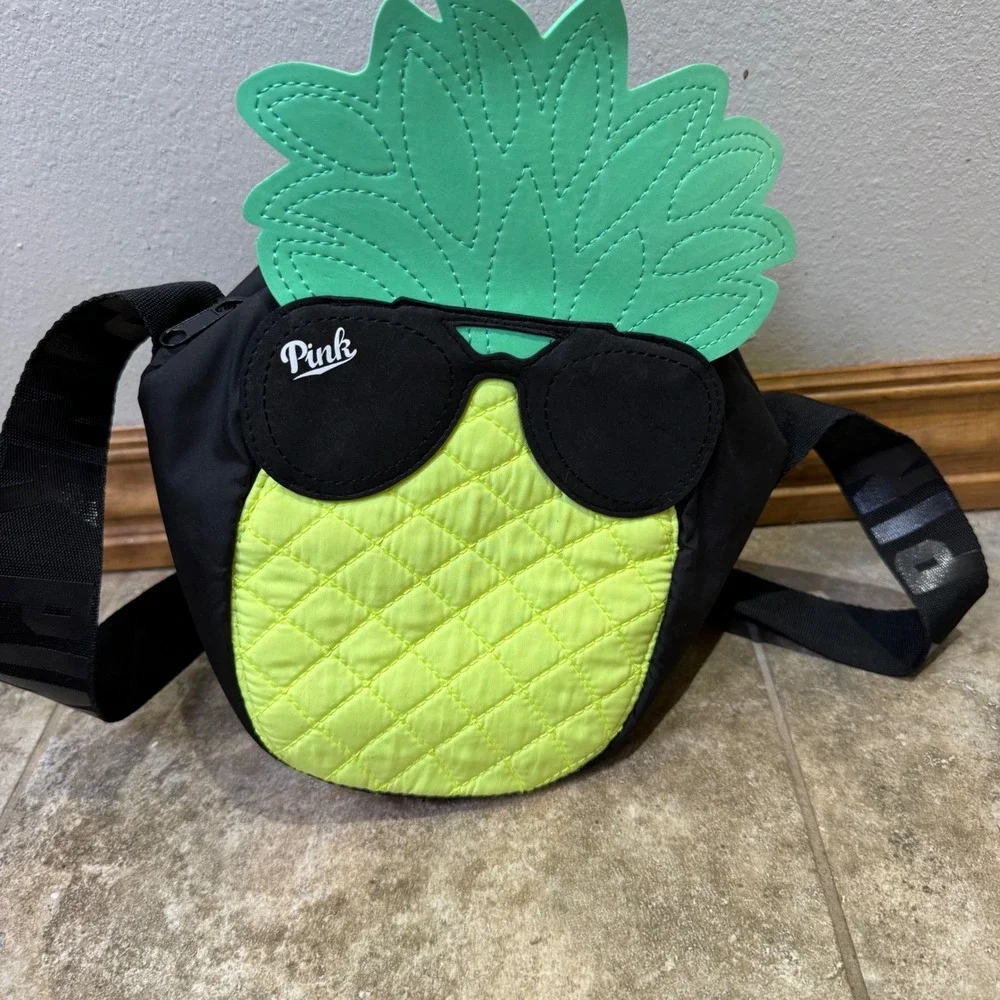 PINK Victoria's Secret Pineapple Crossbody‎ Bag Waist Pack Novelty